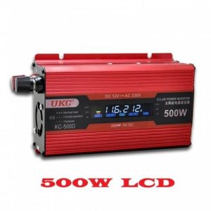 Инвертор на напрежение UKC KC-500D, 12V – 220V, 500W, LCD дисплей