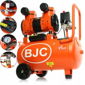 Монофазен безмаслен бутален компресор за въздух BJC 1.5 kW, 220 л/мин, 8 бара, 24 л