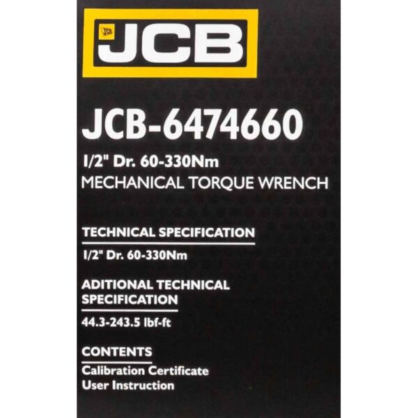 Динамометричен ключ 1/2″ 60-330 Nm JCB