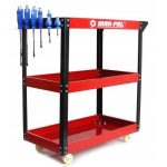 Количка за инструменти с 3 рафта и поставка за отвертки - Image 6