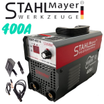 Инверторен Електрожен с дисплей 400А STAHLMAYER + Соларна Маска - Image 2