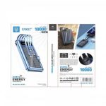 Външна батерия UKC 10000mAh 4 в 1, Power Bank с 4 захранващи кабела - Image 3
