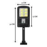 3бр. Соларна лампа CL180 600W с 48 COB диода - Image 3