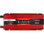 Инвертор на напрежение UKC 12V - 220V, 2000W, LCD дисплей - Image 4