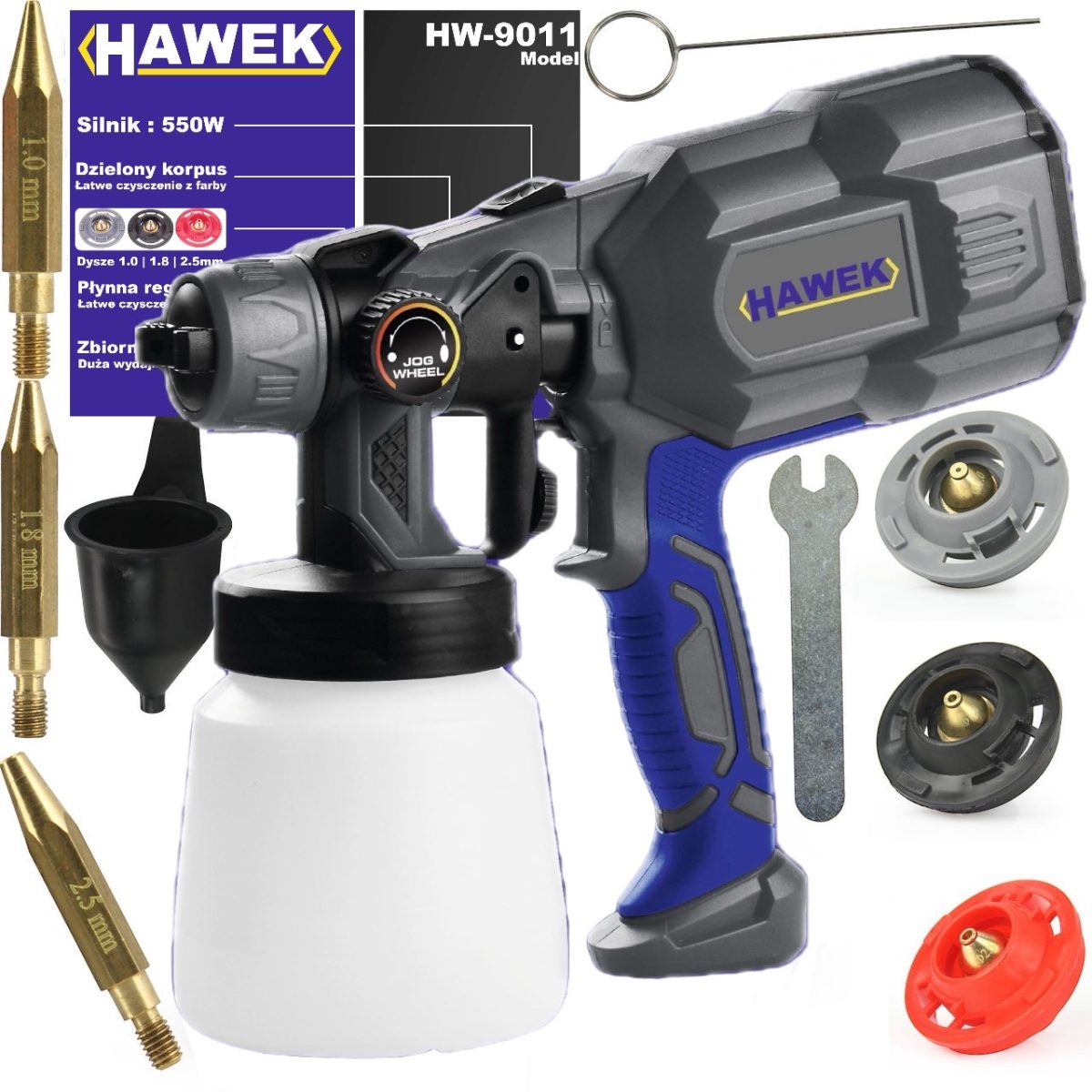 Пистолет електрически за боядисване HAWEK - Image 1