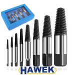 ЕКСТРАКТОРИ 8 ЧАСТИ ЗА БОЛТОВЕ И СКЪСАНИ ВиК ЧАСТИ HAWEK