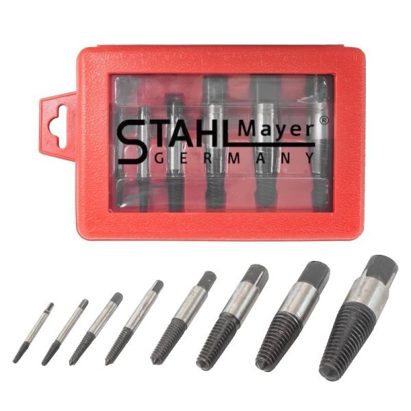 ЕКСТРАКТОРИ 8 ЧАСТИ ЗА БОЛТОВЕ И СКЪСАНИ ВиК ЧАСТИ STAHLMAYER
