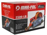 Ръчна лебедка с колан 2500LB- 1133кг Mar-Pol - Image 2