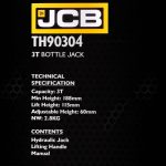 Хидравличен крик тип бутилка 3т JCB - Image 5