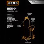 Хидравличен крик тип бутилка 10т JCB - Image 5