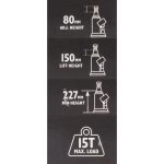 Хидравличен крик JCB тип бутилка 15т JCB - Image 6
