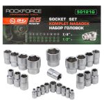 Комплект вложки 25 части 1/4"&1/2" (4-32mm) ROCKFORCE