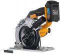 Акумулаторен ръчен циркуляр 18 V, 165 мм, с батерия и зарядно JCB - Image 2