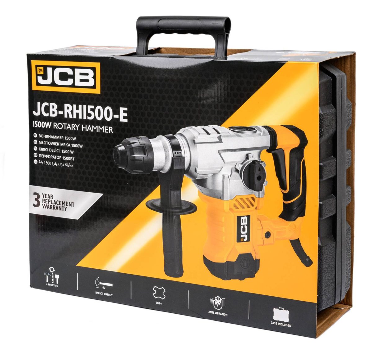Електрически перфоратор 6 J 1500 W SDS-plus JCB - Image 5
