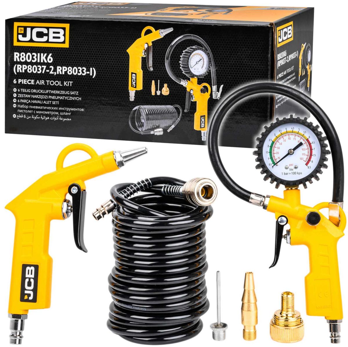 Пневматичен комплект 6 части JCB - Image 1