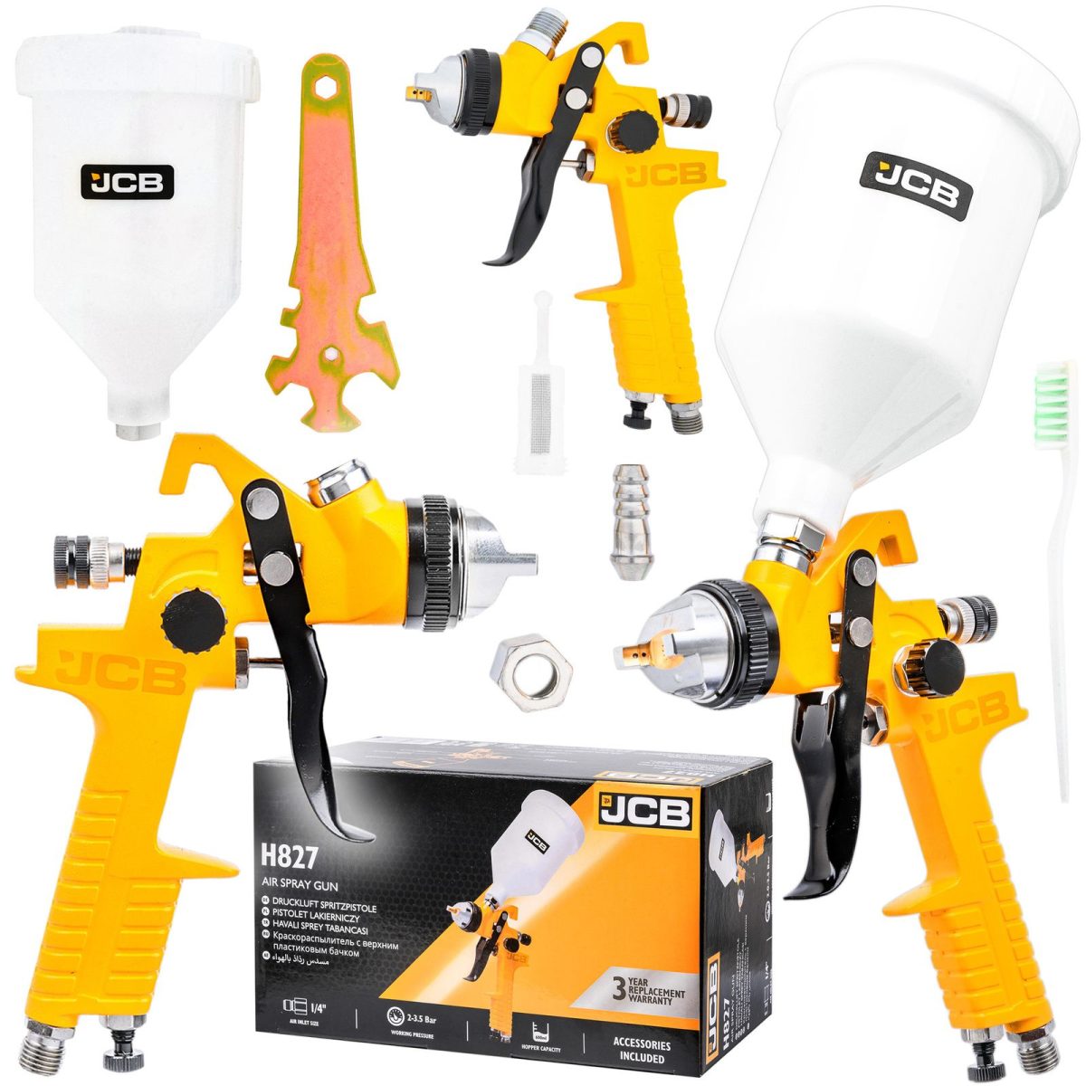Пистолет за боядисване с горно казанче 1.4mm JCB - Image 1