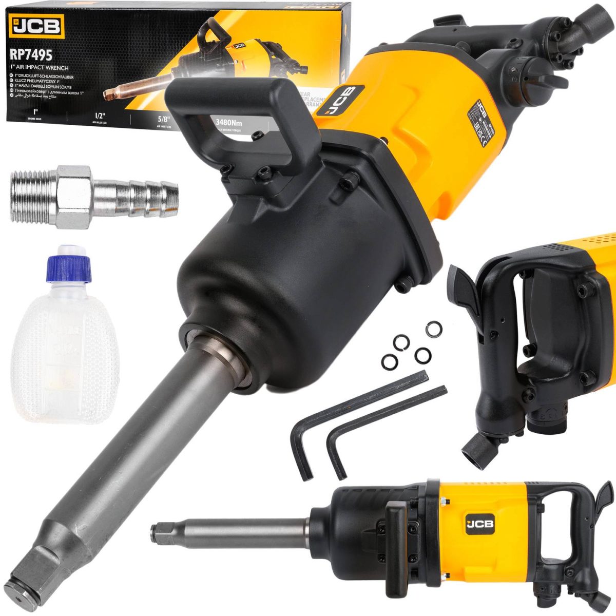 Пневматичен ударен гайковерт 1'' 3480Nm JCB - Image 1