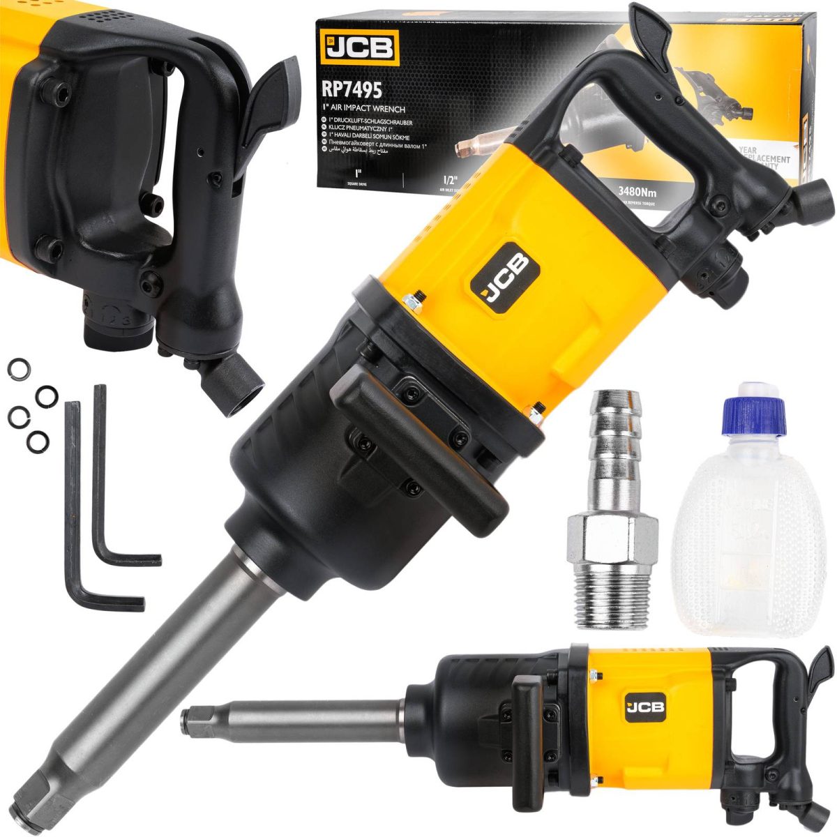 Пневматичен ударен гайковерт 1'' 3480Nm JCB - Image 9