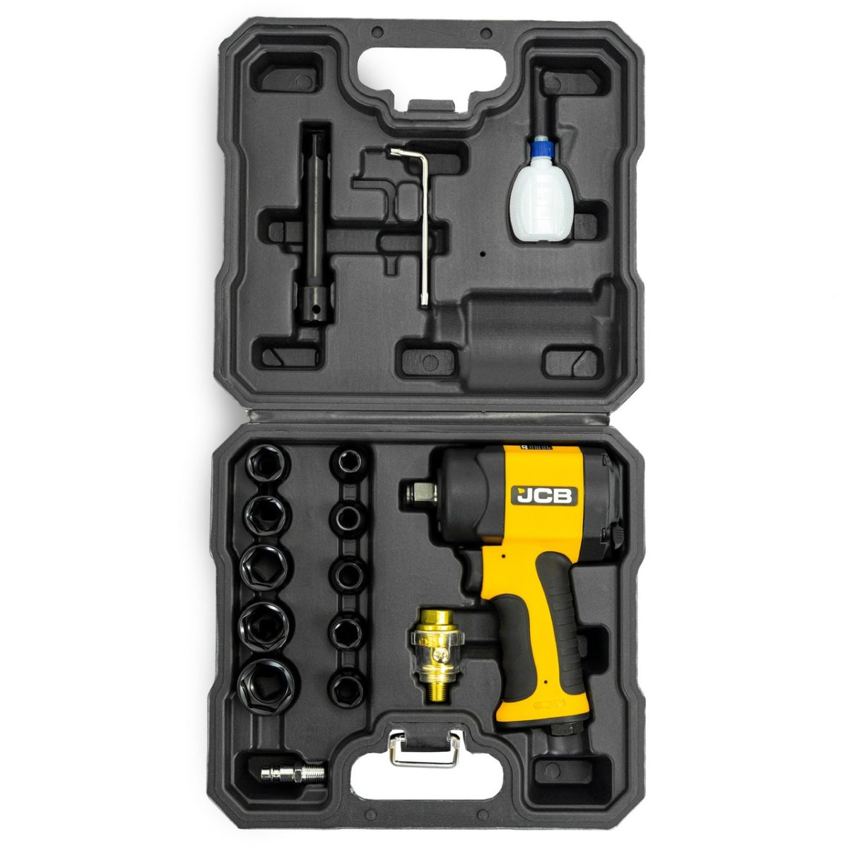 Пневматичен ударен мини гайковерт с вложки 1/2" 1200Nm JCB - Image 2
