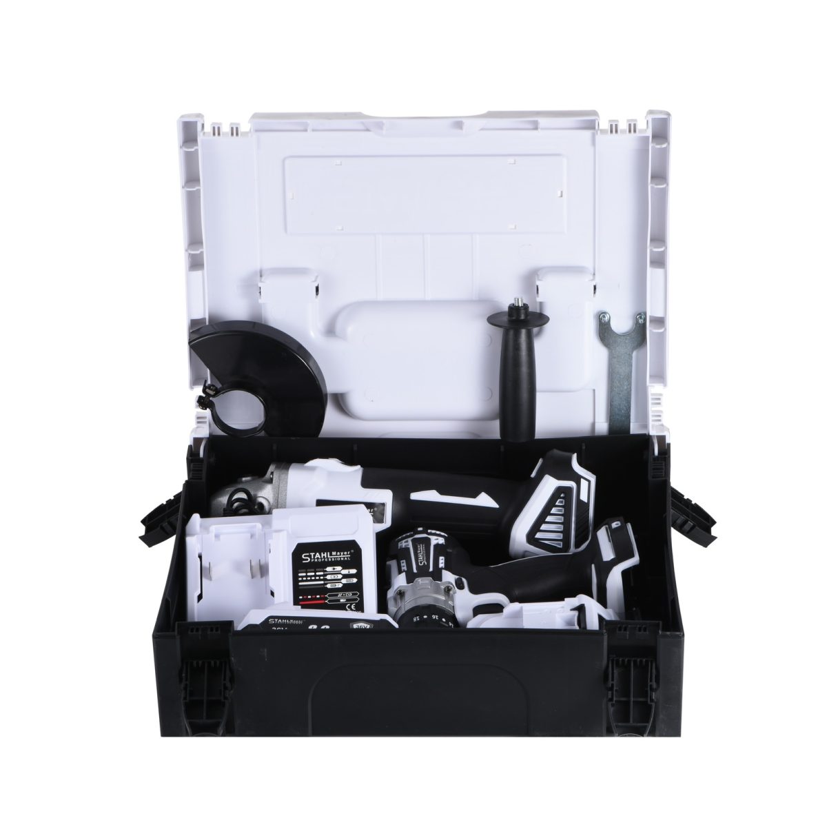 Промо Комплект Акумулаторни Безчеткови Винтоверт и Ъглошлайф STAHLMAYER PRO 36V 8,0Ah - Image 5