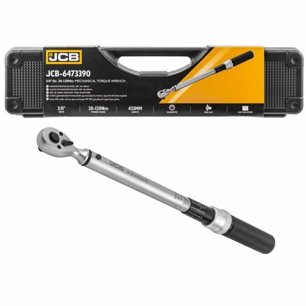 Динамометричен ключ 3/8" 20-120 Nm JCB