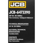 Динамометричен ключ 3/8" 20-120 Nm JCB - Image 5