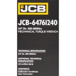 Динамометричен ключ 3/4" 200-800 Nm JCB - Image 8
