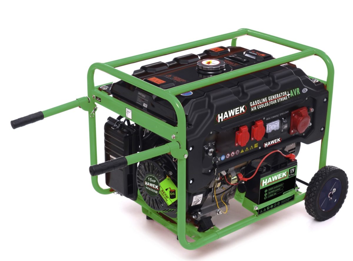 Бензинов монофазен генератор 420cc 25 л 6,5 kW HAWEK Pro - Image 3