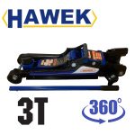 Крик крокодил 3т нископрофилен с въртяща дръжка 360° HAWEK