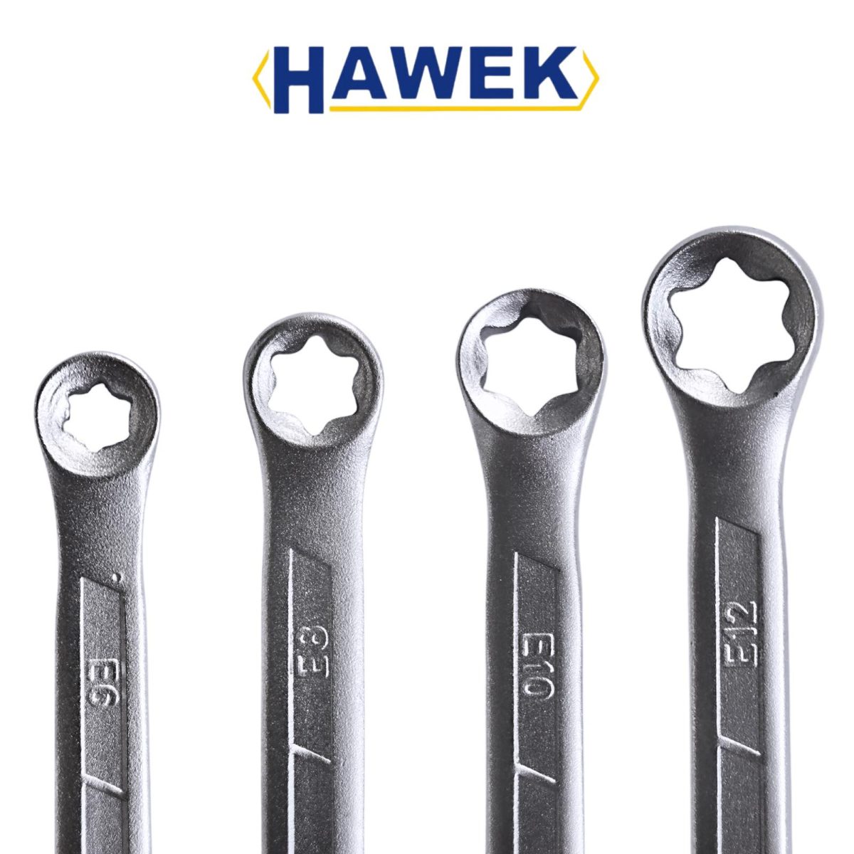 Ключове E-TORX блистер комплект 4 броя HAWEK - Image 3