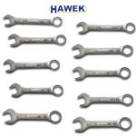 Комплект къси звездогаечни ключове 10-19 мм HAWEK - Image 2
