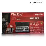 Комплект битове-накрайници Hex, XZN и Torx, 1/2" 3/8" 40 броя STAHLMAYER - Image 3