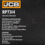 Пневматична права шлифовалка JCB - Image 5