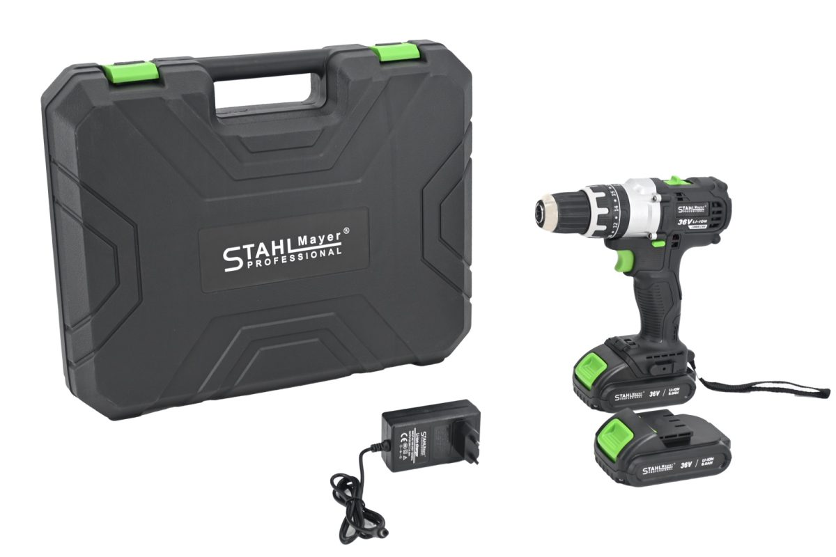 Акумулаторен ударен винтоверт 111 части 36V 8.0A STAHLMAYER - Image 3