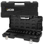 Дълбоки ударни вложки комплект 6-стенни 15части (10-36мм) JCB - Image 2