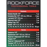 Ударно гедоре 1/2" 24 части ROCKFORCE - Image 5