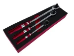 Комплект усилени тресчотки удължени XL 1/4" , 3/8" , 1/2" , KRAFTWELLE