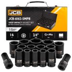 Комплект ударни вложки 16части 1/2" JCB