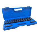Комплект ударни вложки 1/2″ удължени 12 стенни 15 части HAWEK - Image 2