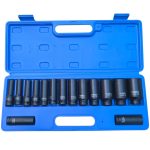 Комплект ударни вложки 1/2″ удължени 12 стенни 15 части HAWEK - Image 3