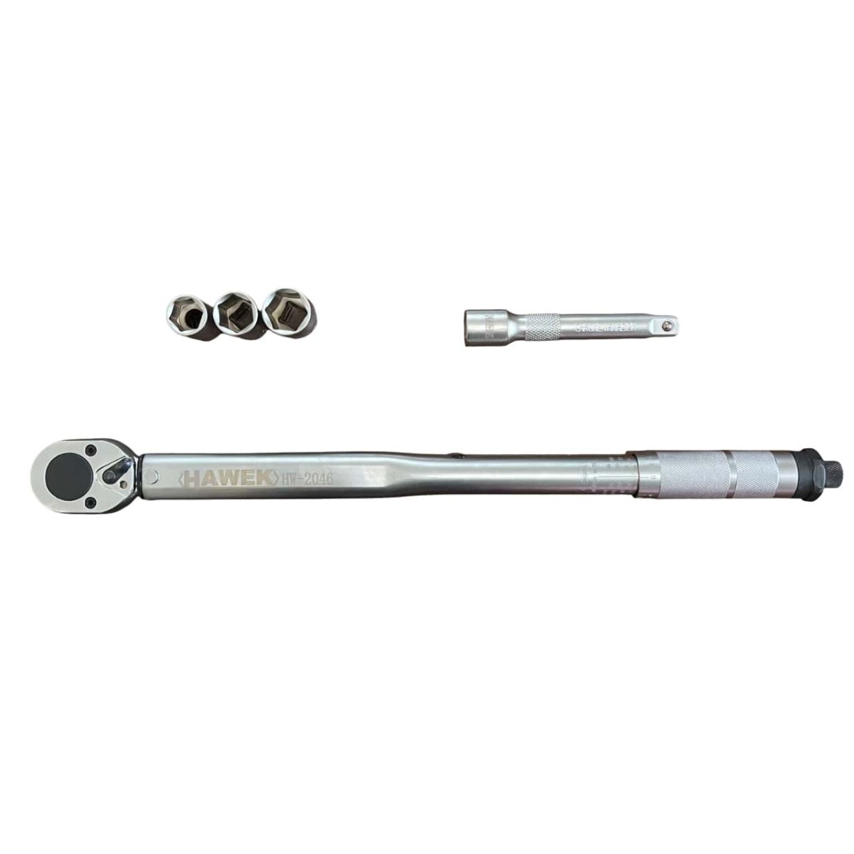 Динамометричен ключ 1/2" 28-210Nm с вложки и удължение HAWEK - Image 4