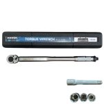 Динамометричен ключ 1/2" 28-210Nm с вложки и удължение HAWEK