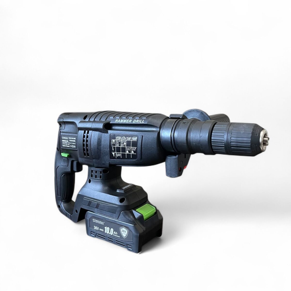 Акумулаторен безчетков перфоратор с 2 патронника 36v 10.0A StahlMayer - Image 4