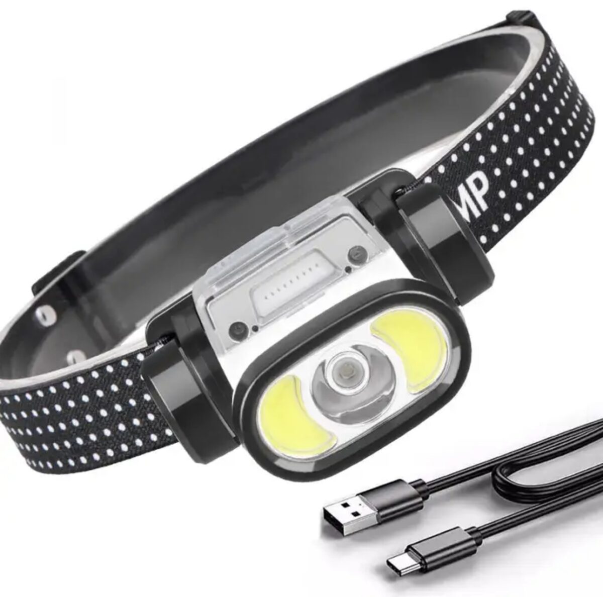 Акумулаторен челник със сензор зареждащ USB CHARGING HEADLAMP SENSE - Image 1