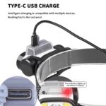 Акумулаторен челник със сензор зареждащ USB CHARGING HEADLAMP SENSE - Image 4