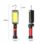 LED Акумулаторна  работна лампа с магнит и кука BUL 2831 - Image 2
