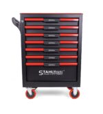 Шкаф - количка за инструменти със 7 чекмеджета STAHLMAYER - Red Line - Image 4