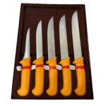 Комплект професионални месарски ножове 5 броя STAHLMAYER Exclusive  + подарък - Image 5