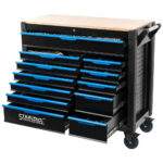 Количка с инструменти STAHLMAYER  JUMBO XXL/ 501 части  - Професионален шкаф с инструменти 12 чекмеджета - Image 2