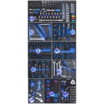 Количка с инструменти STAHLMAYER  JUMBO XXL/ 501 части  - Професионален шкаф с инструменти 12 чекмеджета - Image 7